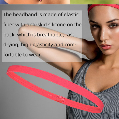 Diadema De Deportiva Antideslizante Absorción Del Sudor