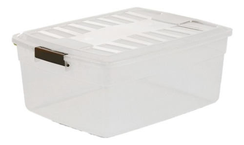 Caja Organizadora Plastica Apilable C/ Tapa 17 Lt Colombraro