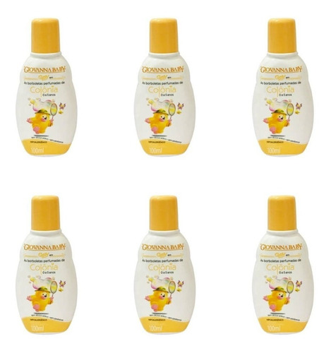 Imagem 1 de 1 de Giovanna Baby Giby Deo Colônia Infantil 100ml (kit C/06)