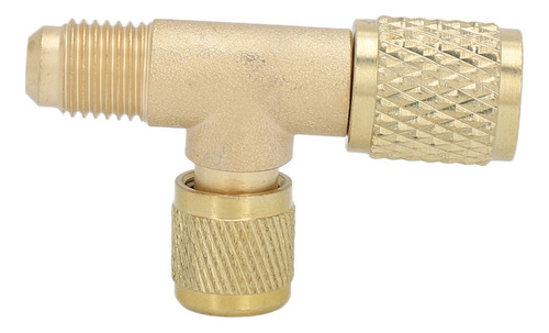 A Válvulas De 1/4 Polegada, Adaptador Core Tee, Latão,