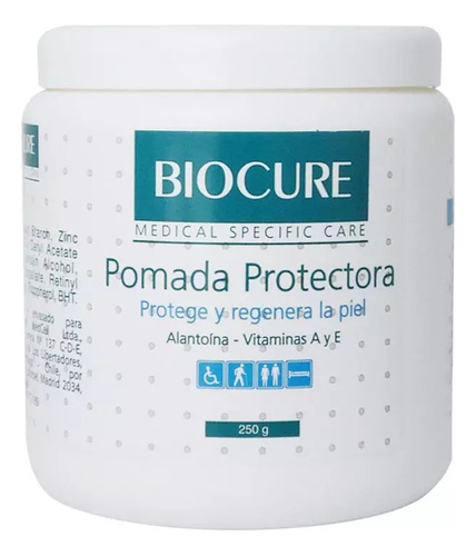 Biocure Crema Protectora Para Adultos 250 Grs