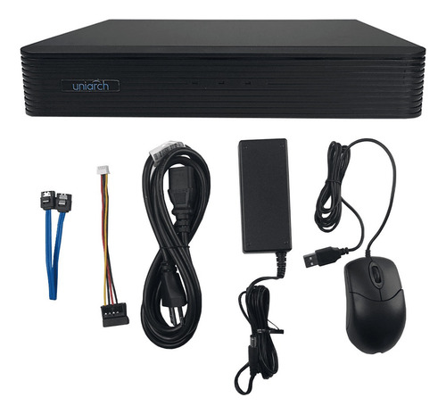 Dvr 4 Canais Uniview Xvr Resolução 5mp Lite + 2 Canais Ip 110/220v