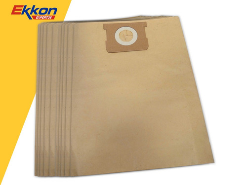 Imagen 2 de 8 de Repuesto Bolsa De Papel Para Aspiradora De 30/50/60 Lts X 10