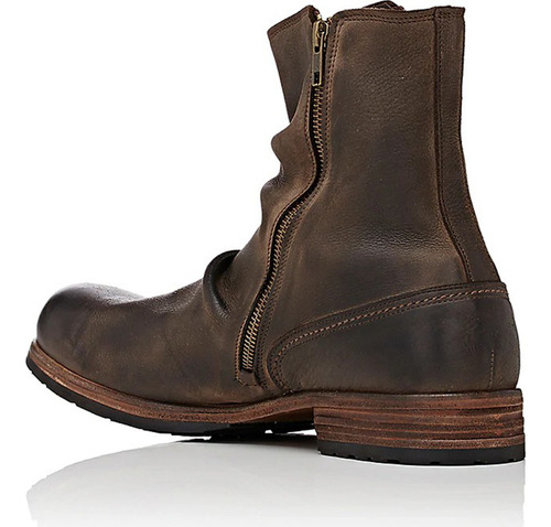 Botas Laterales Casuales, Zapatos De Seguridad Para Hombre C