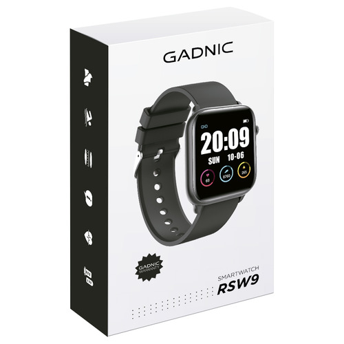 Smartwatch Reloj Bluetooth Con Pantalla Táctil Android Ios Color de la caja Negro Color de la malla Negro Color del bisel Negro