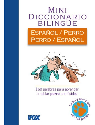 Libro Mini Diccionario Bilingüe Español Perro Perro Español