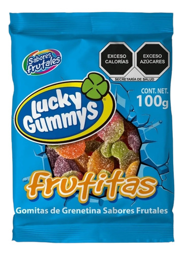 Gomita Lucky Gummys Frutitas 12/100g