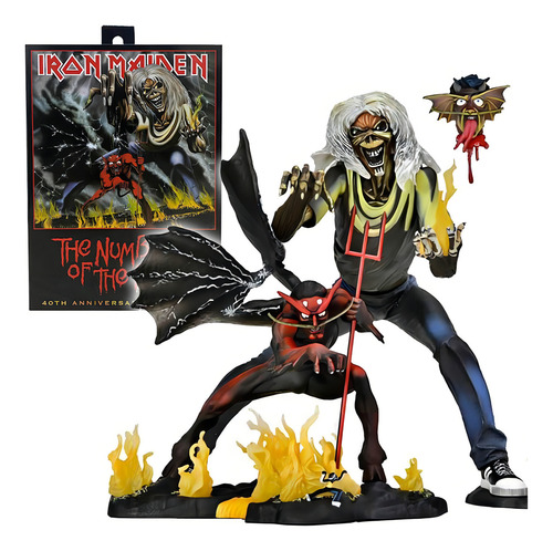 Neca The Number Of The Beast 40 Aniversario Iron Maiden