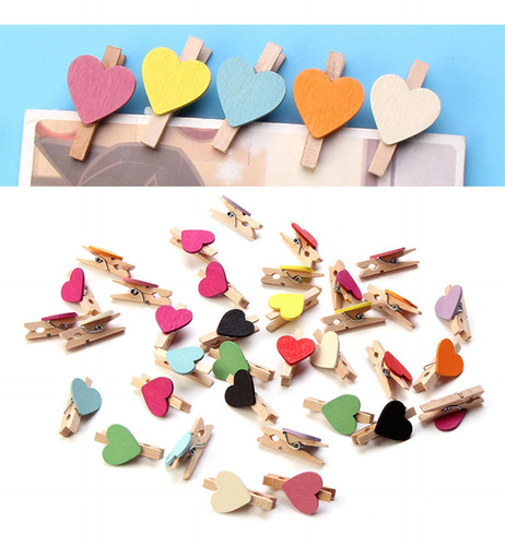2 X 30pcs Mini Clips De Imagen De Pinza De Ropa De Pinza De