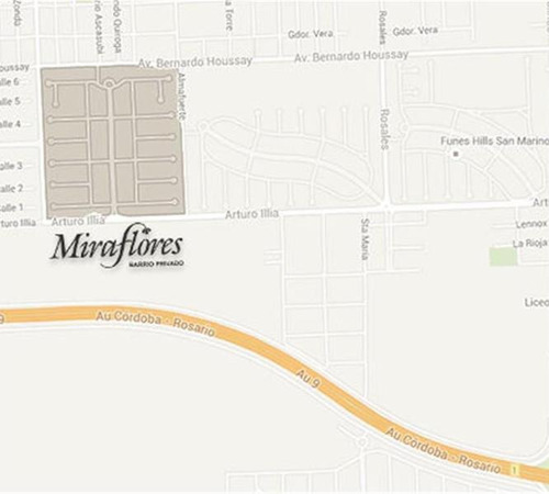 Imagen 3 de 4 de Lotes En Funes Hills - Miraflores - Barrio Privado.