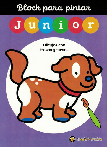 Block Para Pintar - Junior Perro - Gato De Hojalata