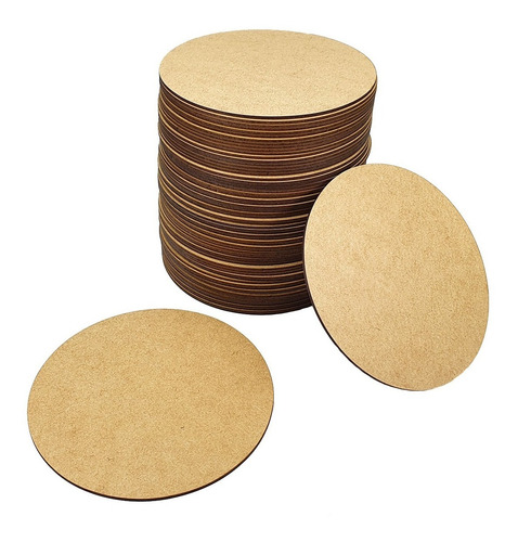 Sousplat Supla Soupla Suplat 35cm Mdf 3mm Kit C/ 06 Unidades