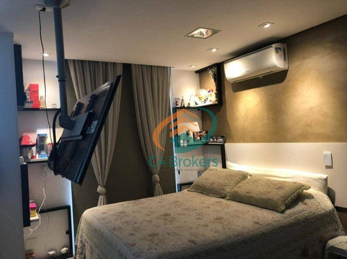 Studio Com 1 Dormitório À Venda, 38 M² Por R$ 335.000,00 - Vila Augusta - Guarulhos/sp - St0063