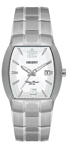 Relógio Masculino Prata Orient Quadrado 5atm