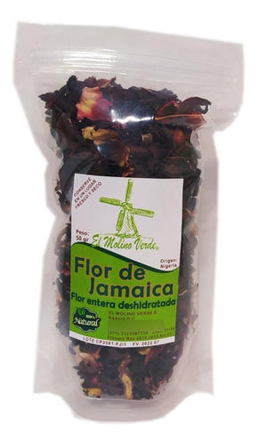 Flor De Jamaica Pétalos 50gr - g a $146