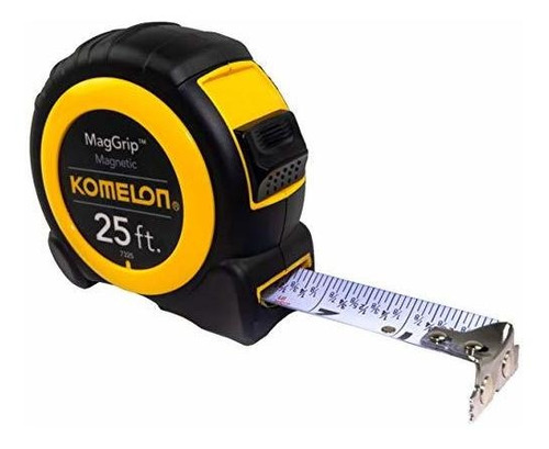 Komelon 7325 Cinta Métrica Neo Maggrip, 25 Pies