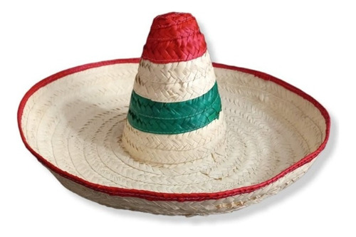 Sombrero Mexicano De Palma Mediano- Fiesta Mexicana + Regalo