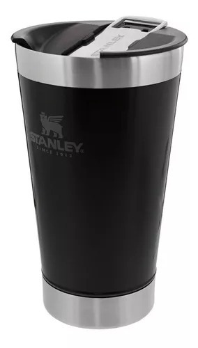 Vaso Stanley Beer Pint C/destapador Color Negro Liso