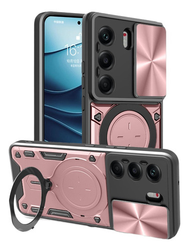Funda Con Soporte Magnético Para Tecno Camon 40 Pro 4g