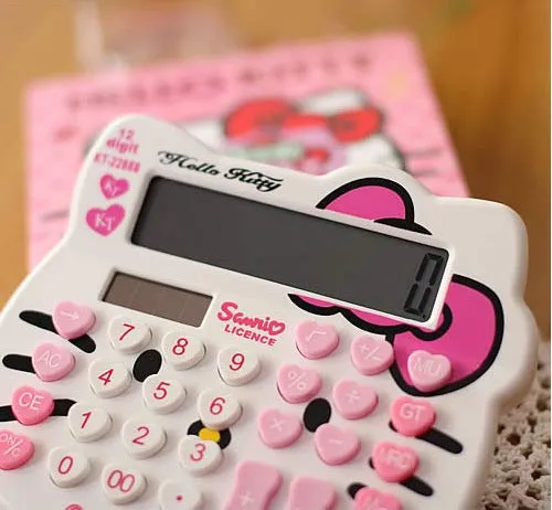 Calculadora Hello Kitty Sper Linda Calculadora De 12 Dgitos