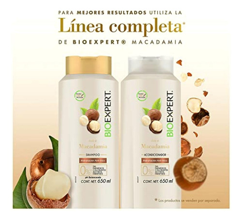 Bio Expert Bioexpert Acondicionador Macadamia 650ml, Pack Of