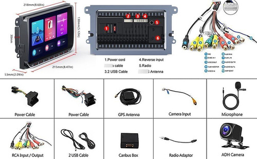 Radio Estéreo Android 13 De 9 Pulgadas Para Vw Jetta, Passat