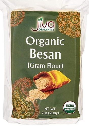 Jiva Usda Organic Besan (chana Dal) Harina 2 Libra