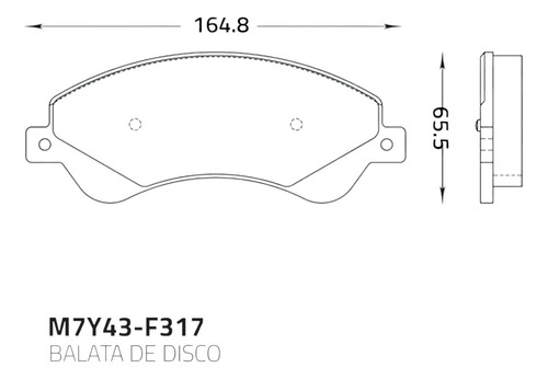 Balata Disco Delantera Para Ford Transit 2007-2012