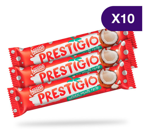 Imagen 1 de 1 de Chocolate Prestigio® - 10 Unidades De 33g