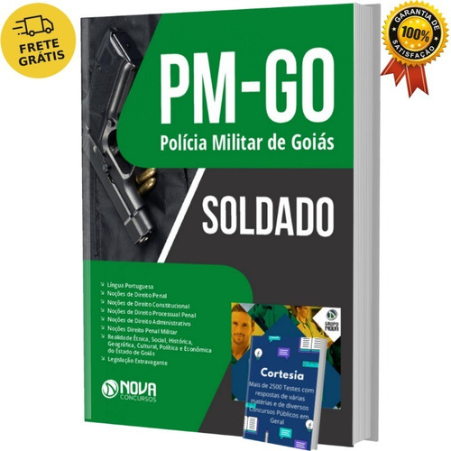 Imagem 1 de 5 de Apostila Pm Go - Soldado Praça De 2ª Classe - Pm Goiás