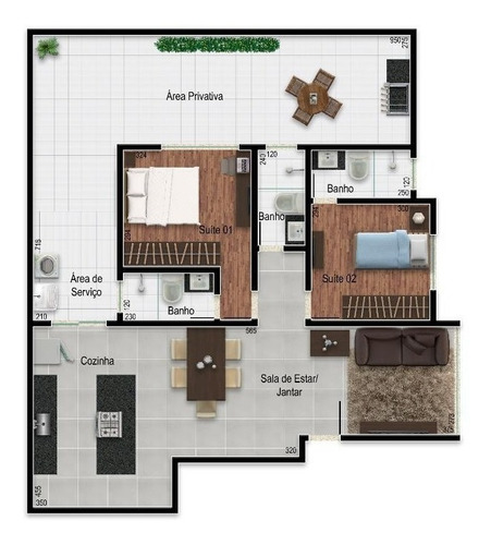 Imagem 19 de 24 de Cobertura À Venda, 2 Quartos, 2 Suítes, 2 Vagas, Novo Eldorado - Contagem/mg - 24841