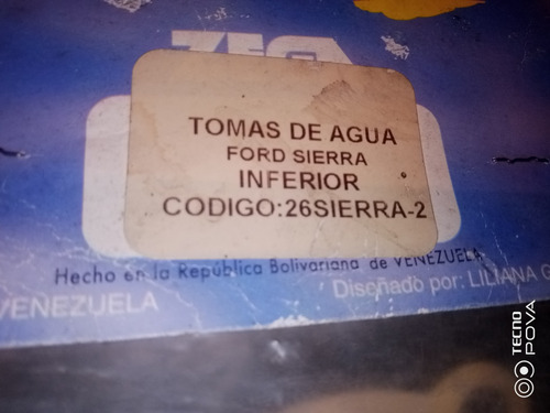 Toma De Agua 26sierra-2  Inferior/ Ford Sierra 