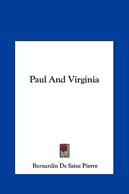 Libro Paul And Virginia - Pierre, Bernardin De Saint