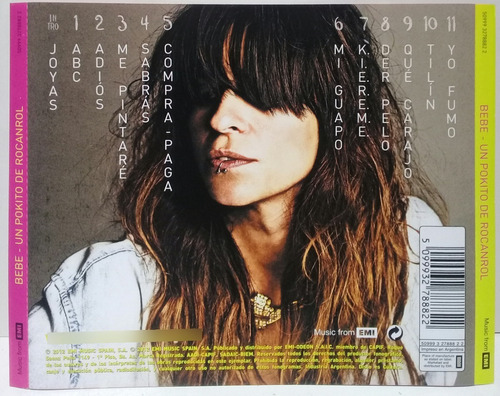 Cd Bebe (un Pokito De Rocanrol)