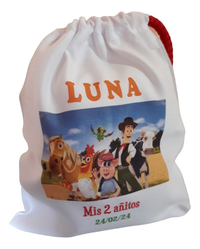 Bolsitas Golosinera Personalizadas La Granja De Zenón X 30 U