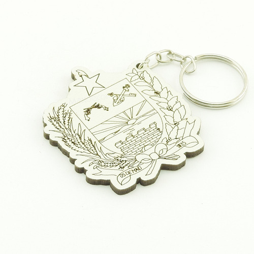 30 Chaveiros Personalizados Mdf - Santa Catarina - Mil-019b