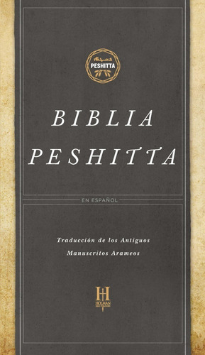 Biblia Peshitta Imitacion Piel Negro