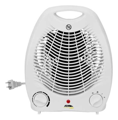 Ventilador Calefactor De Escritorio Adir 4802 Portátil