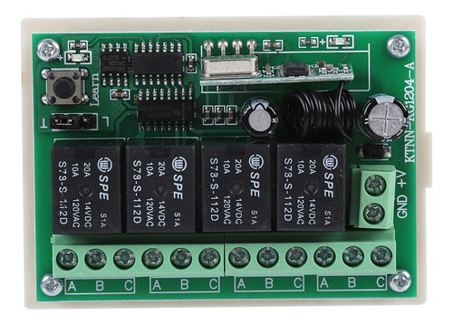 Receptor De Control Remoto Multifunción De 4 Vías Con Relé I
