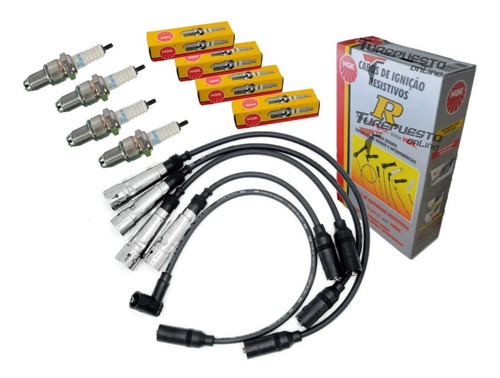 Kit Cables Y Bujias 3elect Ngk Vw Golf 1.8 Mexicano Mk3