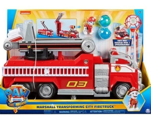 Camión Bombero De Marshall Paw Patrol