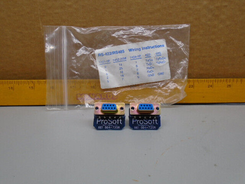 New Old Stock Prosoft 1454-9f Connection Adapters 14549f Ggd