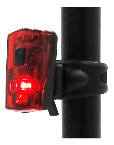 Luz P/ Bicicleta Urbano Trasera Benotto De Freno Recargable Color Negro