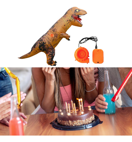 Traje De Dinossauro Inflável Traje De Corpo Crianças