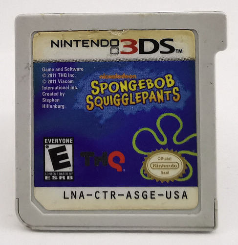 Spongebob Squigglepants 3d 3ds Nintendo * R G Gallery