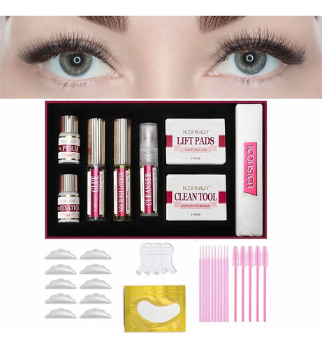Kit Profesional Lifting Y Rizado De Pestañas Iconsign
