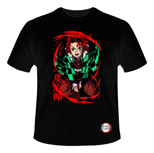 Playera Demon Slayer Tanjiro Kamado Varios Personaliza 