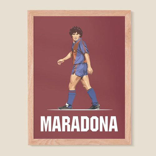 Cuadro Con Marco Diego Maradona 09 - Frametastic! 