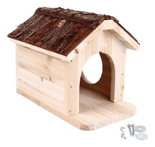 Casa Escondite De Madera Para Hámster Hecha A Mano, De Gran