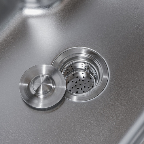 Bacha Cocina Sobre Mesada Acero 304 Chica Hausar Bix 50x40 Acero
